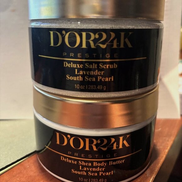 New D’OR24K Body Butter and Body scrub- lavender and south sea pearl - Picture 1 of 3